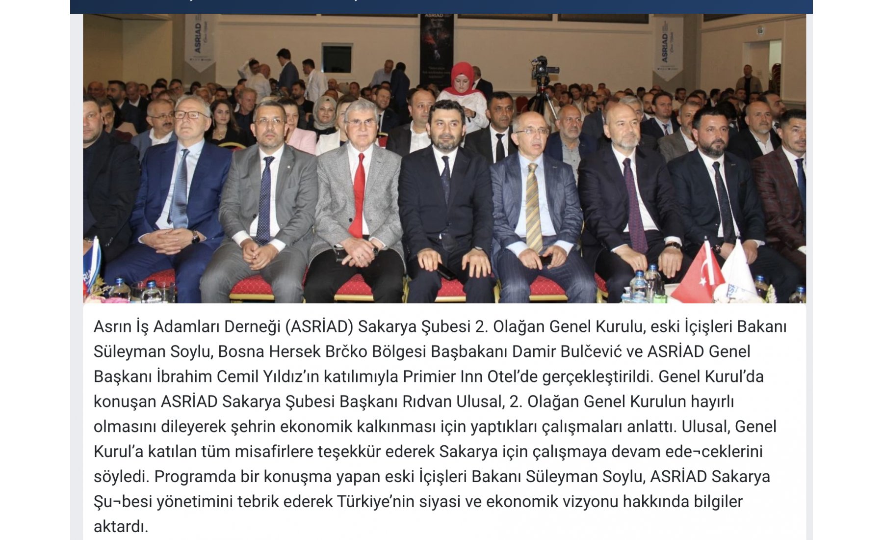 ASRİAD Sakarya’nın 2. Olağan Genel Kurulu geniş katılımla gerçekleşti ve yeni dönem yönetimi belirlenerek güçlü bir vizyon açıklandı.