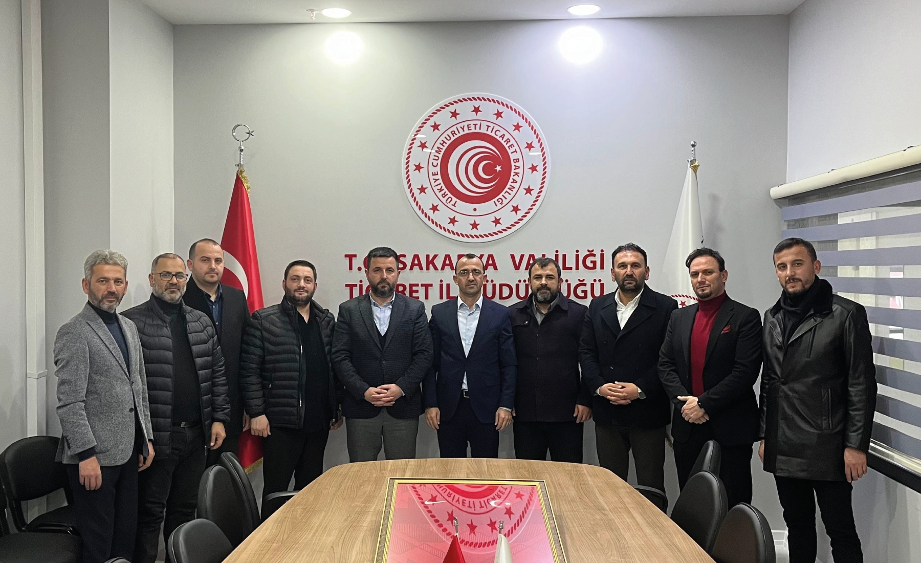 Sakarya Ticaret İl Müdürü<br/>Sn. Emre Atmaca’ya teşekkür ziyareti